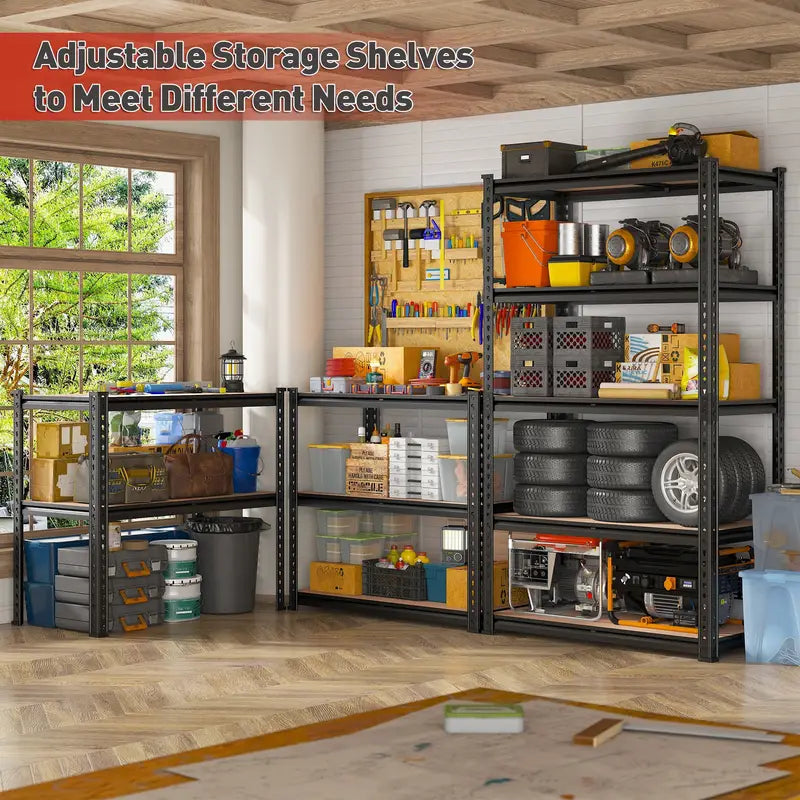 [Heavy Duty Shelving] Heavy Duty 5 Tier 2000LBS Metal Shelving Units